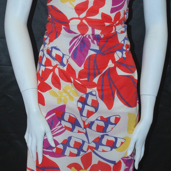 Modal Silk Jersey Print Knit Fabric Made in Italy light weight high-end fabric silky and drapey