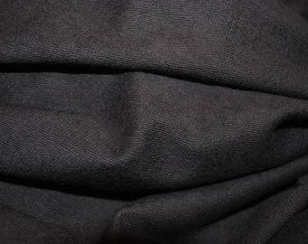 French Terry Modal Supima Cotton Spandex Knit Fabric Luxurious Espresso brown
