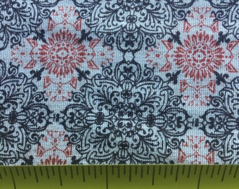 Linen Rayon Spandex Knit Jersey fabric drapey summer weight jersey Natural oatmeal Rust combo Print by the yard