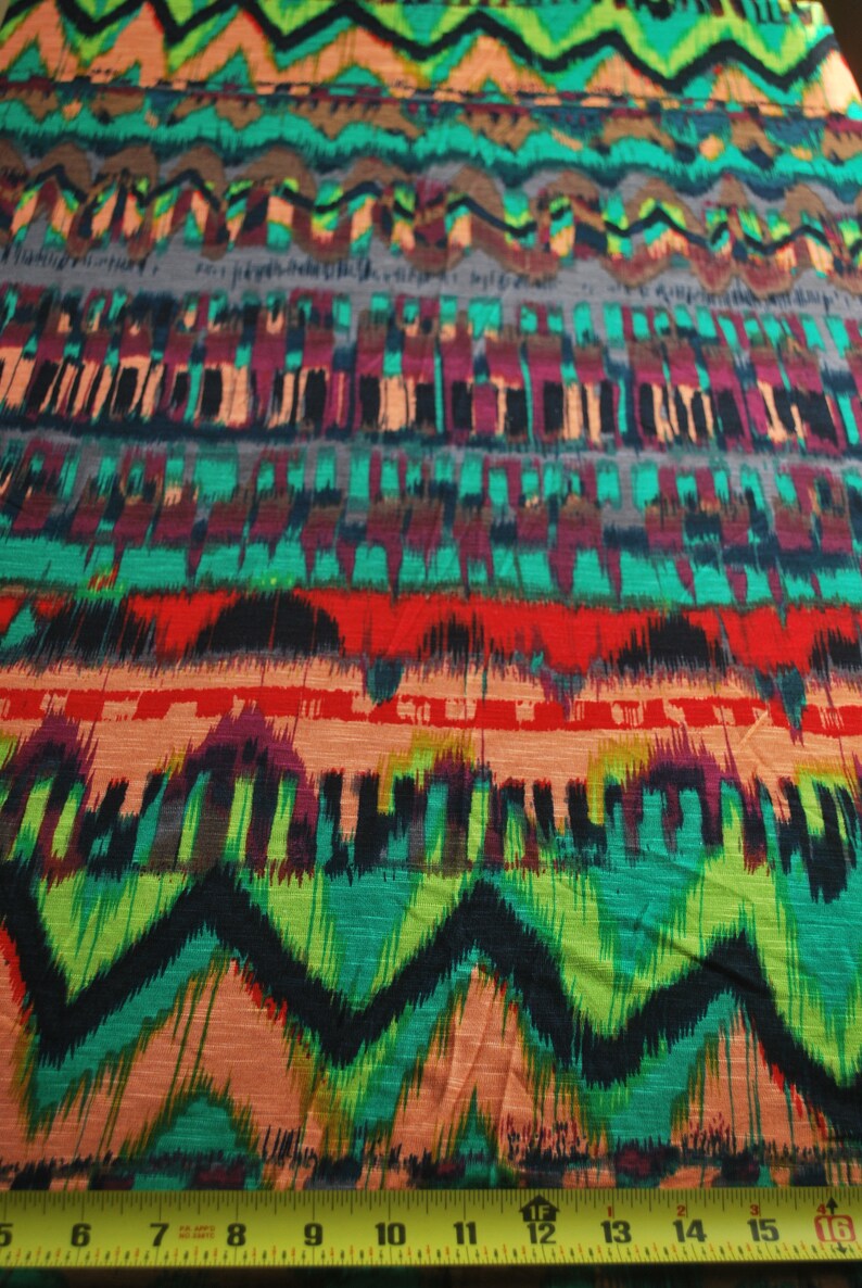 Modal 100/% Knit Jersey Fabric Ecofriendly batik Print 6 oz Semisheer