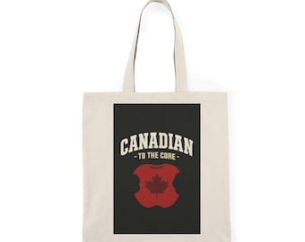 Canada Flag Tote Bag For Women - Large Capacity Canvas Shoulder Bag For Shopping, Travel & Work - View #7