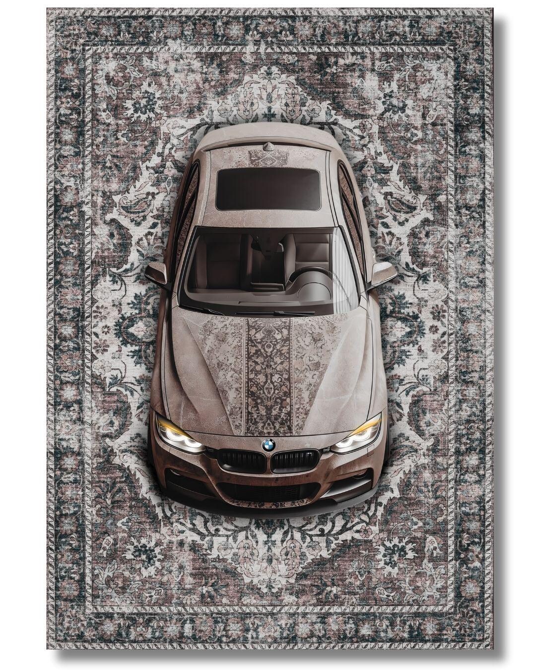 F30 Rug X Brown M Sport, Vintage Car, Boho Rug, German Cars - Etsy