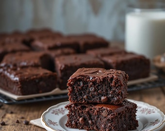 最高のケーキブラウニーレシピ｜簡単しっとりデザート｜PDF即時ダウンロード｜お子様にも喜ばれるお菓子作り