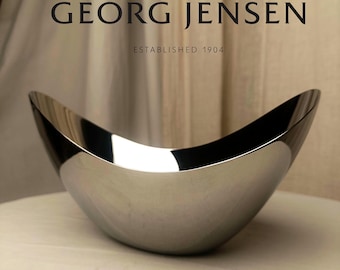 ジョージ ジェンセン（デンマーク）の「BLOOM」スチールボウル。25cm