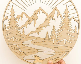 Laser Cut Wall Art 20&quot;x28&quot;, Personalized Home Decor, Custom Art piece, Unique Wall Hanging, Home Decor Gift