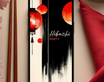 Hibachi Party Invitation, Animated Dinner Invite, Editable Japanese Video Template for Fun Celebrations, Digital