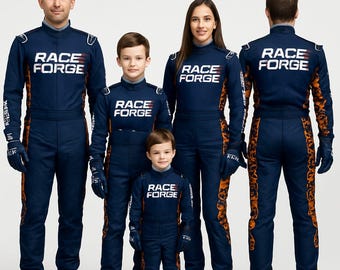 Kids Kart Racing Suit: CIK/FIA Level 2, Customizable with Logos