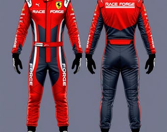 Custom Go Kart Racing Suit: Level 2, Personalized F1 Style