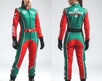 Handgefertigte F1 Go Kart Rennkombi: Personalisierbar CIK/FIA Level 2