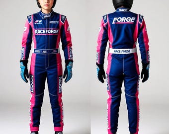 Kids Kart Racing Suit: CIK/FIA Level 2, Customizable with Logos .