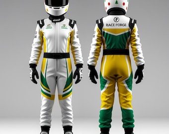 Kart Racing Suit für Erwachsene und Kinder: CIK / FIA Level 2, anpassbar mit Logos