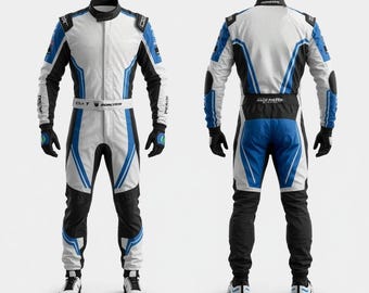 Handmade F1 Go Kart Racing Suit: Customizable, CIK/FIA Level 2