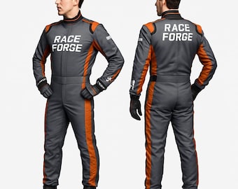 Tuta da corsa Go Kart fatta a mano: CIK/FIA Livello 2, personalizzabile