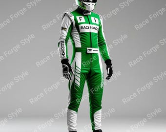 Custom F1 Go Kart Racing Suit: CIK/FIA Level 2, Digital Sublimation