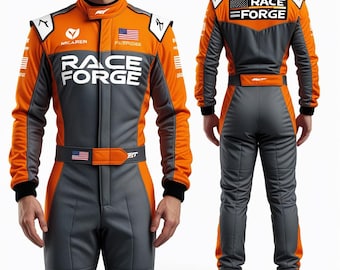Handmade F1 Go Kart Racing Suit: Customizable, Level-II Standard