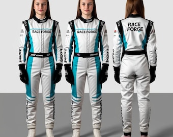 Handmade Motorsport Racing Overalls: CIK/FIA Level 2 Go Kart Suit