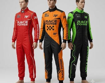 F1 Karting Suit CIK/FIA Level 2 Personalized Name Number Flag (Men's/Women's)