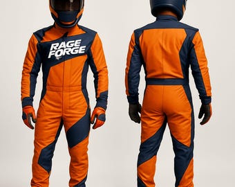 Tuta da gara F1 Go Kart fatta a mano: CIK/FIA Livello 2, loghi personalizzabili