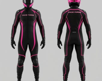 Tuta da gara per go-kart fatta a mano: CIK/FIA Livello 2, loghi personalizzabili