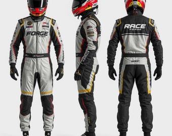 Tuta da gara F1 GoKart fatta a mano: personalizzabile CIK/FIA Livello 2