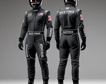 Handmade F1 Go Kart Racing Suit: CIK/FIA Level 2, Customizable
