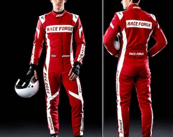 Handmade Kart Racing Suit: CIK/FIA Level 2, Customizable Logos