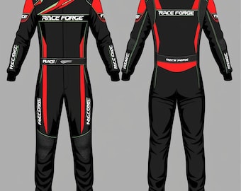 Tuta da gara personalizzata per go-kart: CIK/FIA Livello 2, uomo e donna, guanti gratuiti