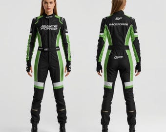 Tuta da corsa Go Kart fatta a mano: CIK/FIA Livello 2, personalizzabile