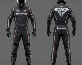 Tuta da gara personalizzata per go-kart: CIK/FIA Livello 2, Sublimazione digitale, Guanti gratuiti