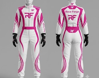 Personalized F1 Go Kart Racing Suit  customise Name,Flag, Number, Team Designs (kids & Adult)