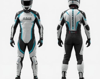 Tuta da motociclista in pelle personalizzata: protezione completa per motociclisti