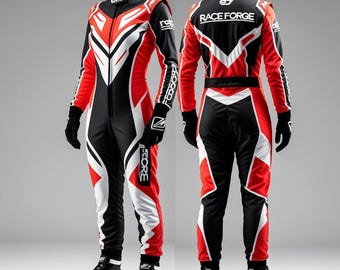 Handmade F1 Go Kart Racing Suit: CIK/FIA Level 2, Customizable.