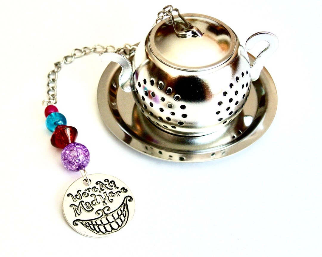 Mad Hatter Tea Infuser We're All Mad Here Alice in - Etsy