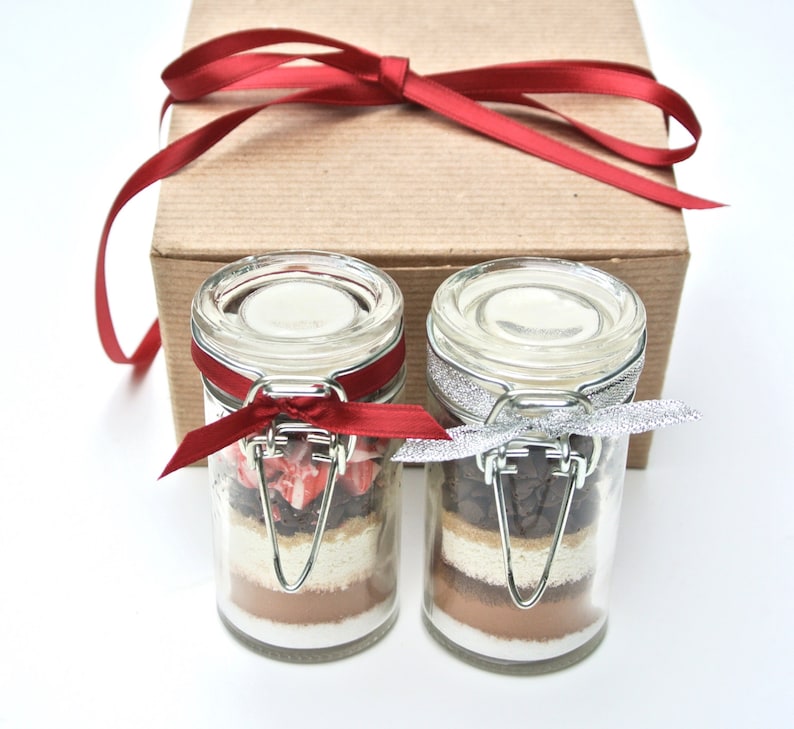 Hot Chocolate Gift Set 2 Mini Hot Cocoa Mixes in Snap Top