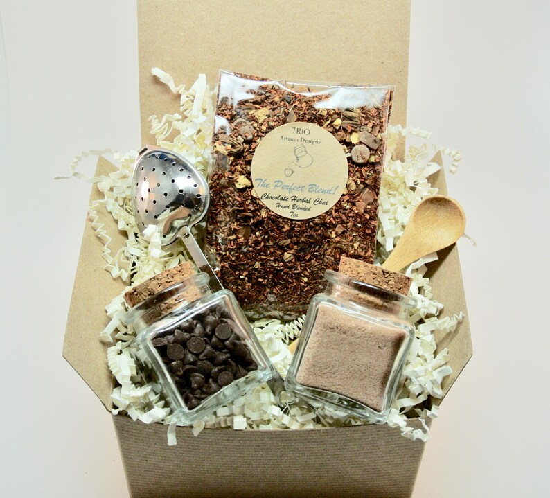 Chocolate Chai Tea Gift Set Chocolate Lover's Gift Etsy