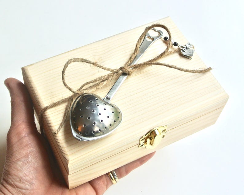 Tea & Sugar Cube Gift Set in Wood Box Flavored Sugar Cubes Etsy