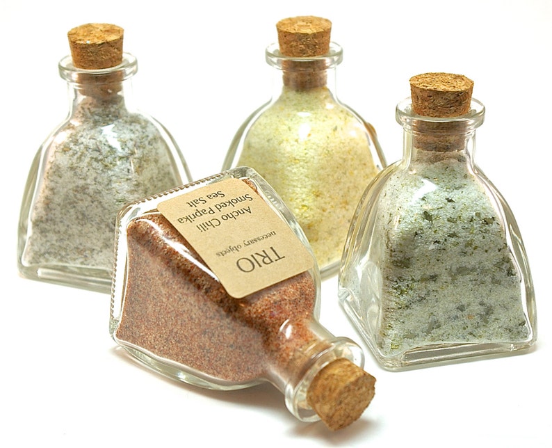 Sea Salt Set Salt Sampler Seasoning Spice Chef Gift Set Etsy