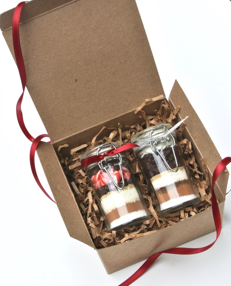 Hot Chocolate Gift Set 2 Mini Hot Cocoa Mixes in Snap Top