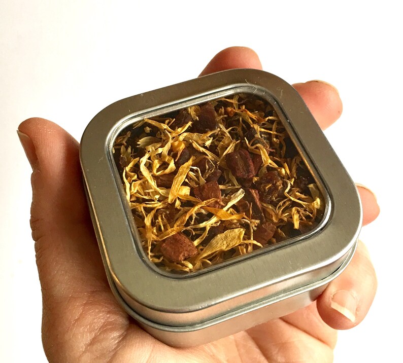 Herbal Tea Sampler Gift Set 8 Tins of Loose Leaf Decaf Tea Etsy