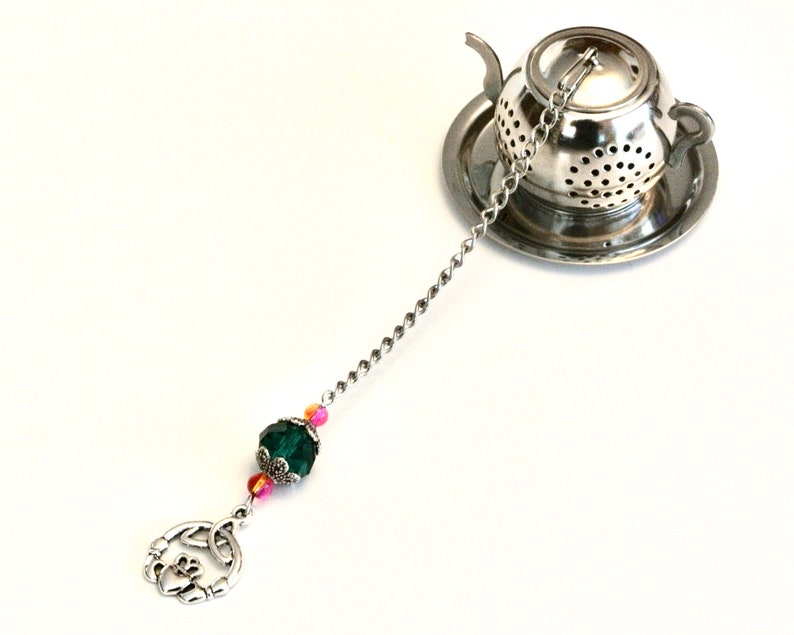 Claddagh Ring Tea Infuser With Celtic Knot Irish Tea Infuser Etsy