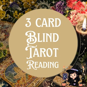 Lecture de tarot à l'aveugle à 3 cartes – Un message intuitif rien que pour vous