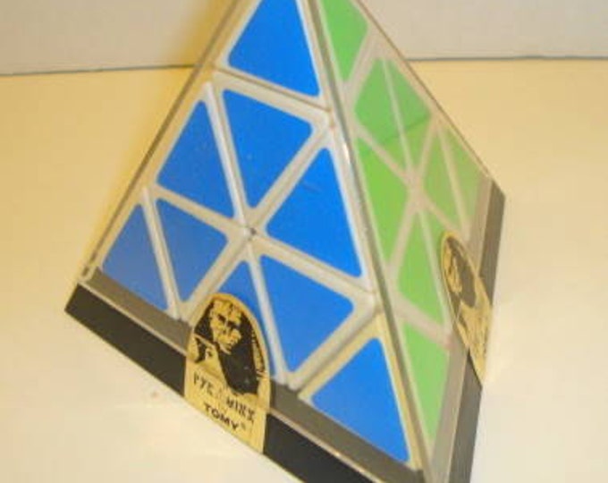 80's Pyraminx Puzzle by Tomy Etsy