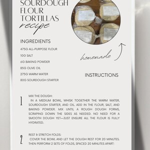 Receta de tortilla de masa madre casera: fácil, suave y masticable, incluye el método de estirar y doblar.