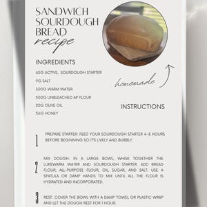 Pan de masa madre para principiantes: receta suave sin amasar