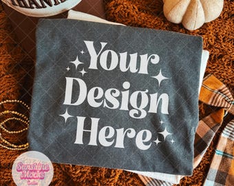 Pepper Comfort Colors 1717 Mockup | Pepper Shirt Mockup | Fall Comfort Color mockup | Folded Flat Lay | Fall Mockup