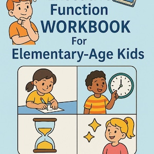 Caderno de Exercícios de Função Executiva para Crianças | Foco, Memória e Autocontrole (PDF para Imprimir)