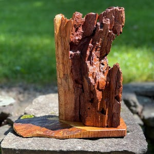 Natural wood sculpture