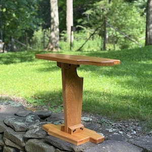 Handgemaakte eiken tafel