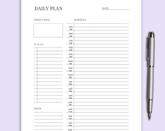 Minimalist Daily Planner