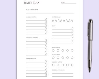 Minimalist Daily Planner